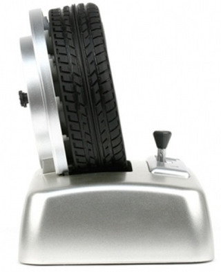 Illustration for article titled Car Wheel Alarm Clock